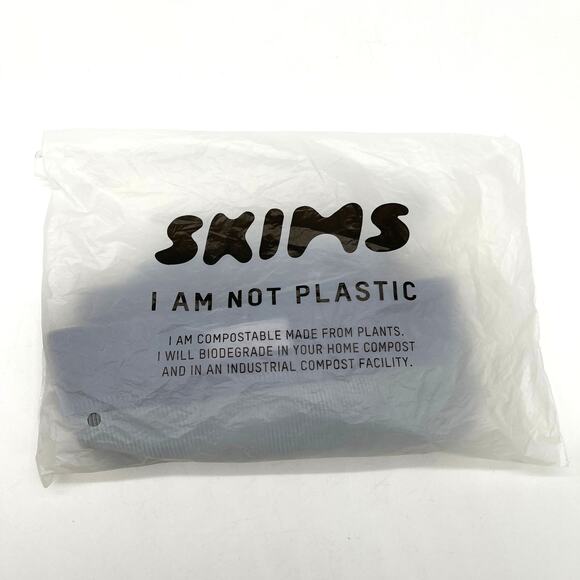 Skims Womens Cotton Ribbed Thong Panties Plus Size 4X Pacific Gray PN-STT-0040 - Picture 11 of 12